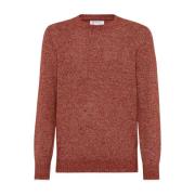 Luxe Sweaters Collectie Brunello Cucinelli , Brown , Heren