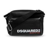 Schoudertas Dsquared2 , Black , Heren