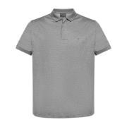 Polo met logo Emporio Armani , Gray , Heren