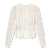 Zijden shirt Gelina Isabel Marant , Beige , Dames