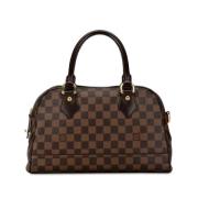 Pre-owned Canvas handbags Louis Vuitton Vintage , Brown , Dames