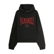 Zwarte Sweatshirt Aw24 Herenmode Palm Angels , Black , Heren