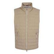 Gewatteerd Donsvest Brunello Cucinelli , Beige , Heren