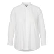 Blouse met Kraag Lange Mouw Frapp , White , Dames