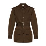 Elegante Jurken Collectie Burberry , Brown , Dames