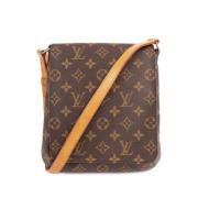 Pre-owned Canvas louis-vuitton-bags Louis Vuitton Vintage , Brown , Da...