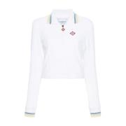 Geborduurd Logo Handdoek Sweater Casablanca , White , Dames