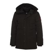 Zwarte Parka Jas - CR Canada Goose , Black , Heren