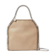 Schoudertas met Kettinglink Trim Stella McCartney , Beige , Dames