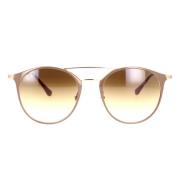 Ronde Retro Zonnebril Rb3546 Stijl Ray-Ban , Beige , Unisex