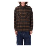 Krenz Shirt - Stijlvol en Trendy Carhartt Wip , Brown , Heren