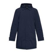 Jas met afneembare capuchon Woolrich , Blue , Heren