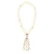 Witte Metalen Ketting Giselle Max Mara , White , Dames