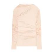 LS Tops 300 Stijlvolle Mode Dries Van Noten , Beige , Dames