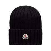 Gebreide wollen muts Moncler , Black , Unisex