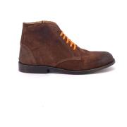 Suede Brown Leren Laarzen Duca di Morrone , Brown , Heren