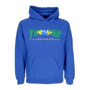 Brazil Revista Hoodie Royal Thrasher , Blue , Heren