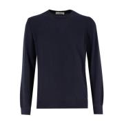 Elegant Crew Neck Sweater Mauro Ottaviani , Blue , Heren