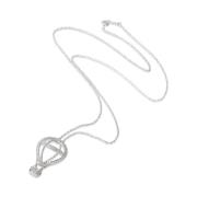 Pre-owned Metal necklaces Tiffany & Co. Pre-owned , Gray , Dames