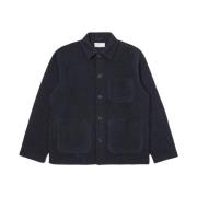 Navy Field Jacket - Klassieke Stijl Universal Works , Blue , Heren