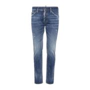 Denim Jeans Pantalone 470 Dsquared2 , Blue , Heren