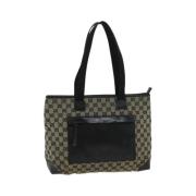 Pre-owned Canvas gucci-bags Gucci Vintage , Beige , Dames