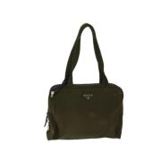 Pre-owned Nylon prada-bags Prada Vintage , Green , Dames