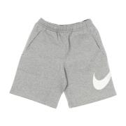 Pluche Trainingsbroek Grijs Nike , Gray , Heren