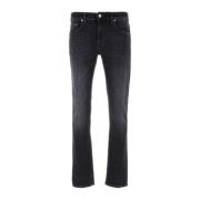 Stretch Denim Jeans PT Torino , Black , Heren