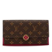 Pre-owned Canvas wallets Louis Vuitton Vintage , Brown , Dames