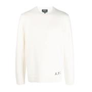 Beige Sweatshirts voor Heren Aw23 A.p.c. , Beige , Heren