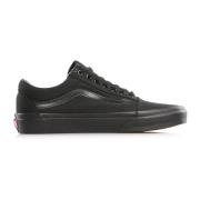 Zwarte Vlam Lage Sneaker Vans , Black , Heren