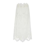 Stijlvolle Rok voor Vrouwen Dolce & Gabbana , White , Dames