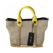 Beige Schouder Sling Tote Tas Dolce & Gabbana , Beige , Dames