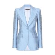 Stijlvolle Jas voor Modieuze Personen Dolce & Gabbana , Blue , Dames