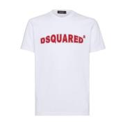 Wit T-shirt S71Gd1452-D20020 Dsquared2 , White , Heren