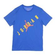 Stretch Crew Heren T-Shirt in Signal Blue Jordan , Blue , Heren