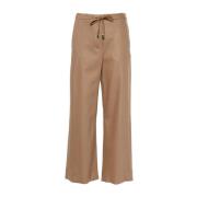 Wijde Broek Floria 008 Max Mara , Brown , Dames