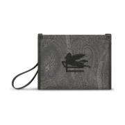 Stijlvolle Clutch Pouch Etro , Gray , Dames