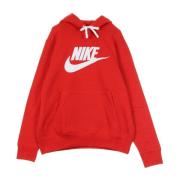 Club Hoodie Pullover Rood/Wit Nike , Red , Heren