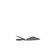 Platte Mesh Insignia Schoenen Carolina Herrera , Black , Dames