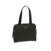 Pre-owned Nylon prada-bags Prada Vintage , Green , Dames