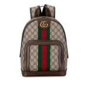 Pre-owned Plastic shoulder-bags Gucci Vintage , Beige , Dames