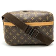 Pre-owned Canvas shoulder-bags Louis Vuitton Vintage , Brown , Dames