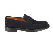 Klassieke Penny Loafers voor Heren Doucal's , Blue , Heren