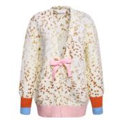 Stijlvolle Colourblock Cardigan Rich & Royal , Beige , Dames