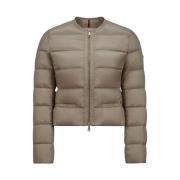 Laurine Jas - Beige Dons Kort Moncler , Beige , Dames