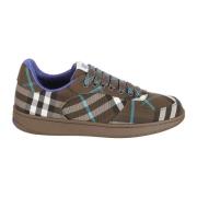 Stijlvolle Sneakers voor Mannen en Vrouwen Burberry , Brown , Heren