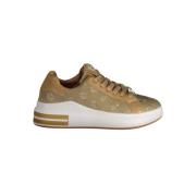 Beige Sneaker met Contrastdetails Laura Biagiotti , Beige , Dames