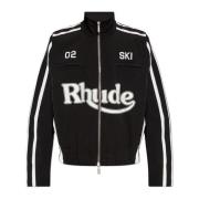 Jas met logo Rhude , Black , Heren